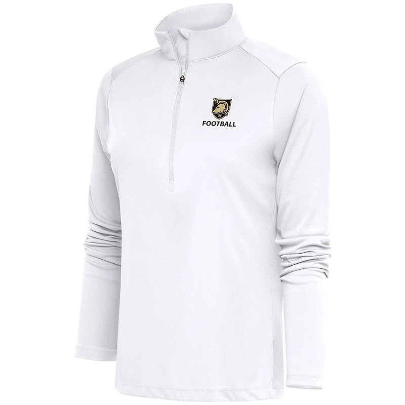 Pull-over demi-zippé pour femme, hommage aux Black Knights de l'équipe football américaine d'Antigua White Army