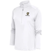 Pull-over demi-zippé pour femme, hommage aux Black Knights de l'équipe football américaine d'Antigua White Army