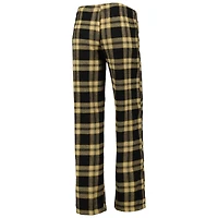 Women's Concepts Sport Black/Gold Army Black Knights Badge T-Shirt & Flannel Pants Sleep Set