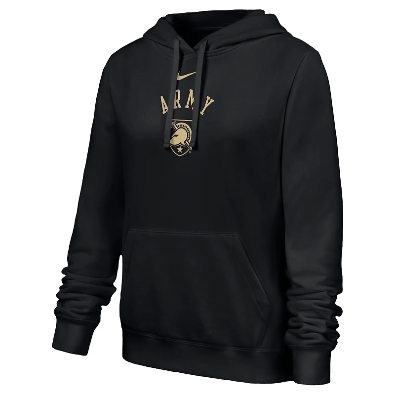 Women's Nike Black Army Knights Club Fleece Hoodie
