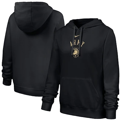 Women's Nike Black Army Knights Club Fleece Hoodie