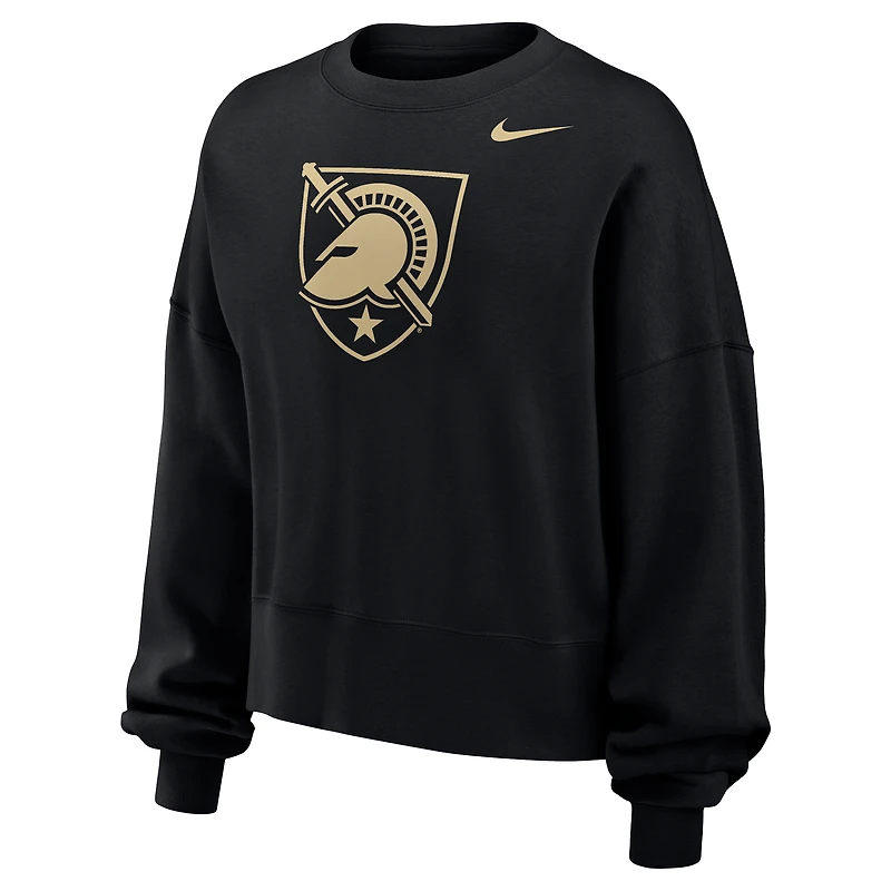 Women's Nike Black Army Knights Phoenix Fleece Pullover Sweatshirt