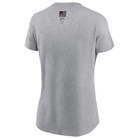 T-shirt Nike gris Army Black Knights 2024 Rivalry Collection Army! pour femme