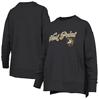 Sweat-shirt à capuche pour femme Pressbox Black Army Knights Bonanza Chenille Harper Script