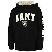 Youth Colosseum Black Army Knights 2-Hit Team Pullover Hoodie