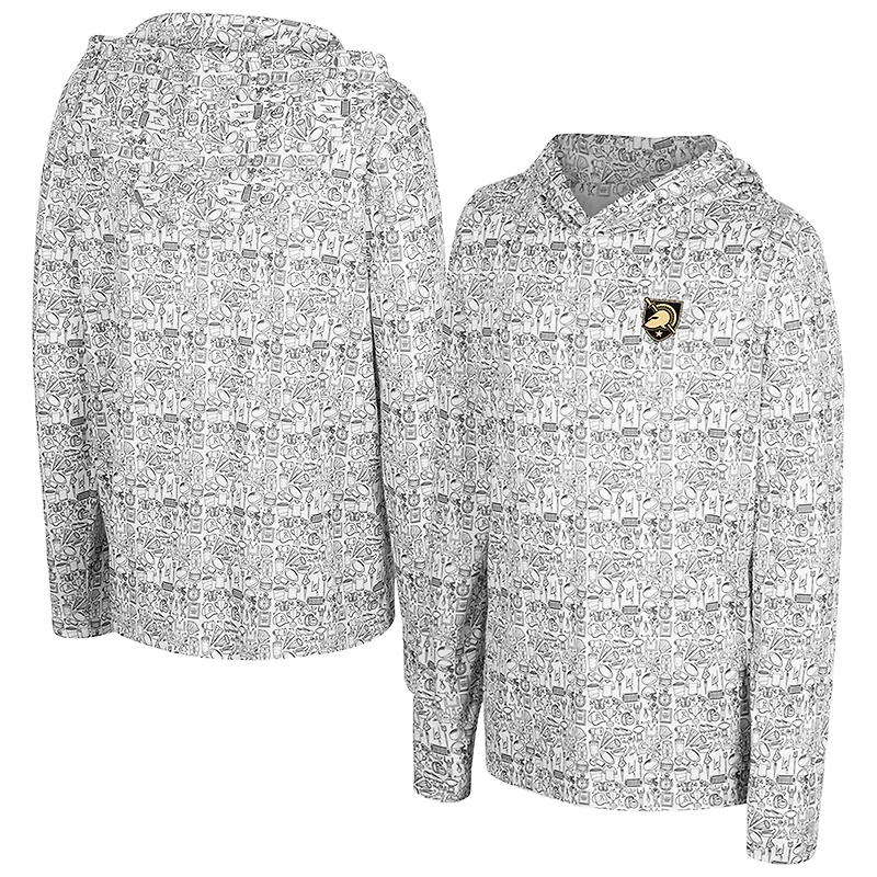 Sweat à capuche imprimé intégral Black Knights Army Colosseum pour jeunes