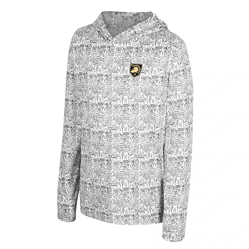 Sweat à capuche imprimé intégral Black Knights Army Colosseum pour jeunes
