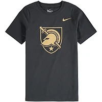 Youth Nike Anthracite Army Black Knights Cotton Logo T-Shirt