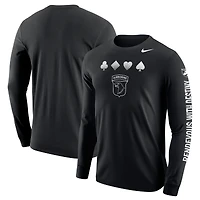 T-shirt à manches longues Nike Black Army Knights 2024 Rivalry Collection pour jeunes