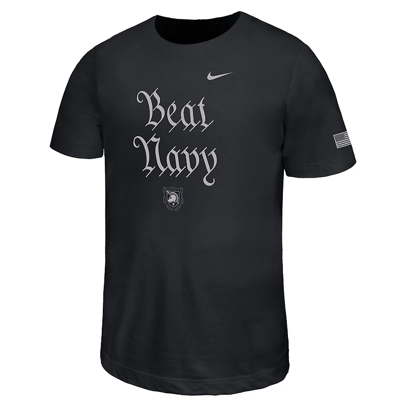 Youth Nike  Black Army Knights 250 Collection "Beat Navy" T-Shirt