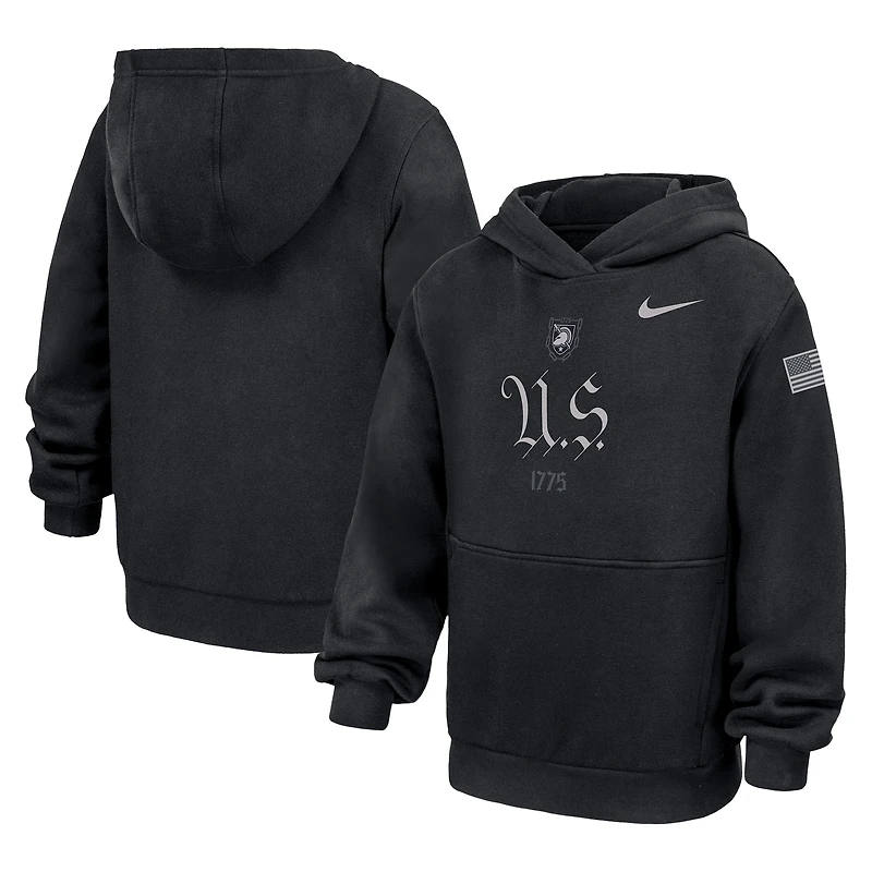 Sweat à capuche Nike Black Army Knights 250 Collection U.S. pour jeunes