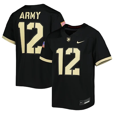 Youth Nike #12 Black Army Knights Home  Untouchable Jersey