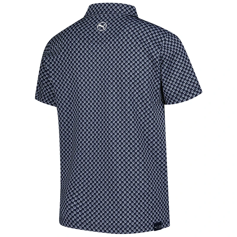 Polo Puma bleu marine Arnold Palmer Invitational Mattr Micro Floral pour garçon