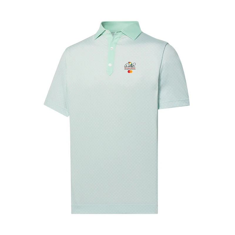 Polo FootJoy vert clair Arnold Palmer Invitational Checker Print Lisle pour homme