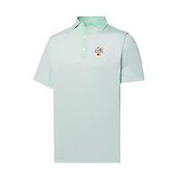 Polo FootJoy vert clair Arnold Palmer Invitational Checker Print Lisle pour homme