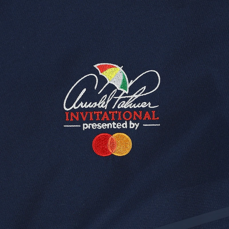 Men's FootJoy  Navy Arnold Palmer Invitational Short Sleeve Zephyr Quarter-Zip Windbreaker