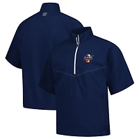 Men's FootJoy  Navy Arnold Palmer Invitational Short Sleeve Zephyr Quarter-Zip Windbreaker