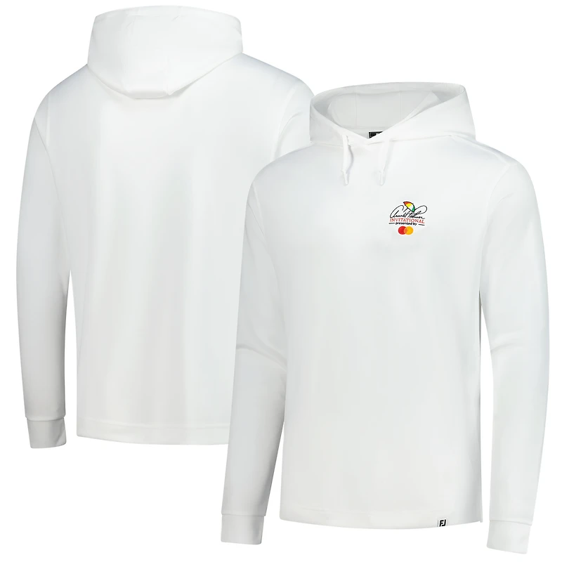 Men's FootJoy  White Arnold Palmer Invitational Lightweight Pullover Hoodie