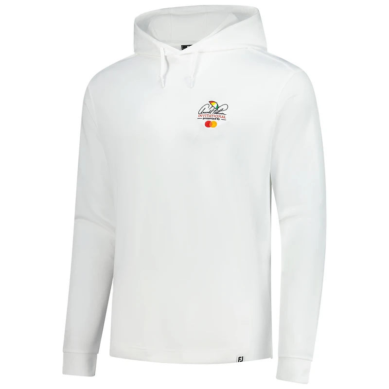 Men's FootJoy  White Arnold Palmer Invitational Lightweight Pullover Hoodie