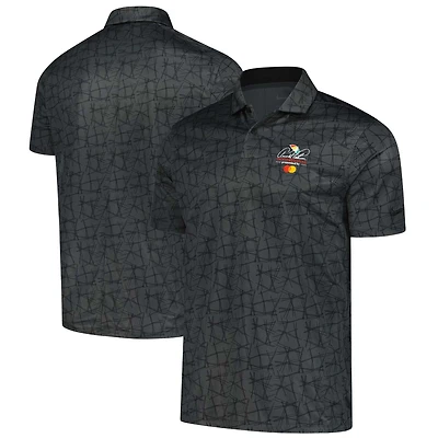 Men's Nike  Black Arnold Palmer Invitational Longleaf Performance Polo