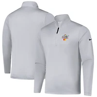 Men's Nike  Gray Arnold Palmer Invitational Victory Performance Half-Zip Pullover
