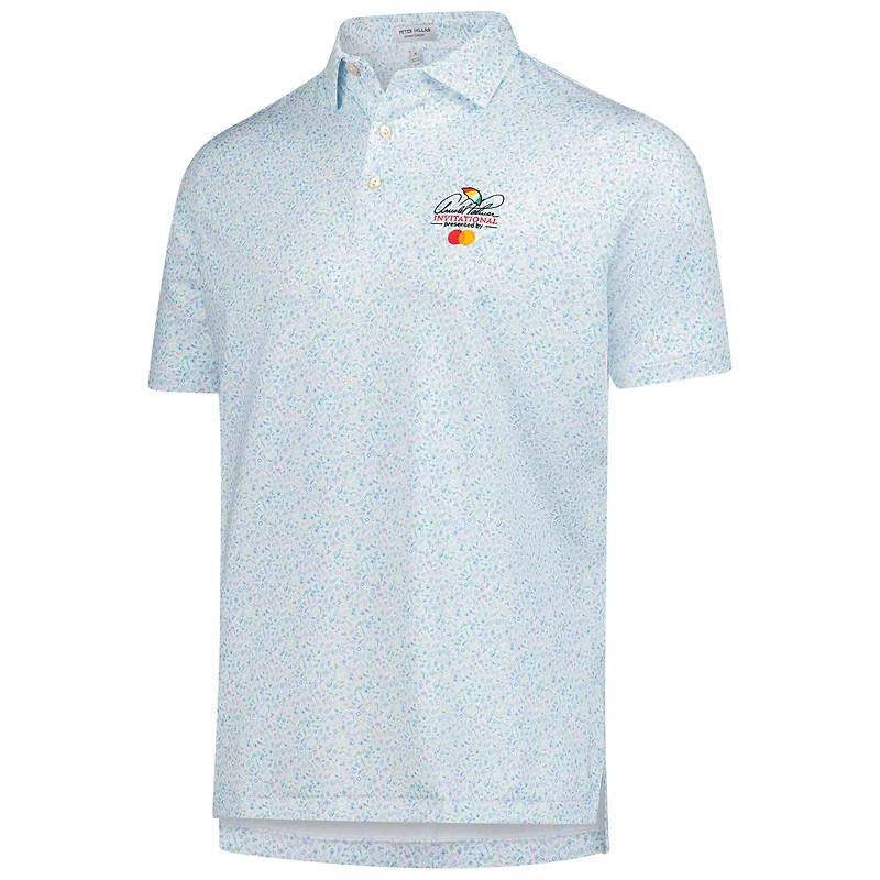 Men's Peter Millar  White Arnold Palmer Invitational Island Jammin' Performance Jersey Polo