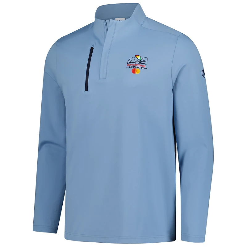 Men's Puma  Blue Arnold Palmer Invitational Cloudspun Quarter-Zip Pullover