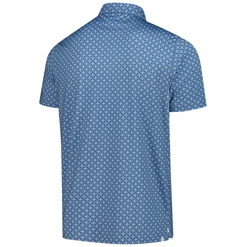 Men's Puma Blue Arnold Palmer Invitational Micro Umbrellas MATTR Polo