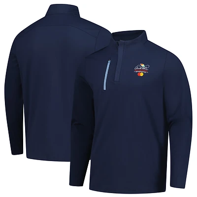 Men's Puma  Navy Arnold Palmer Invitational Cloudspun Tech Quarter-Zip Pullover