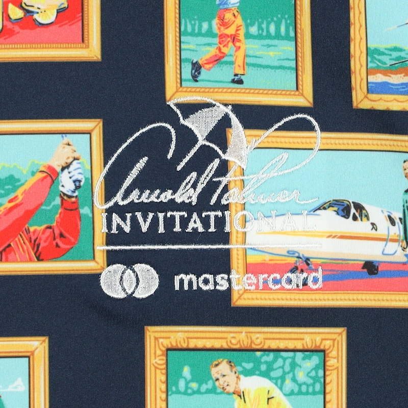 Men's Puma  Navy Arnold Palmer Invitational Photo MATTR Polo