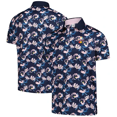 Men's Puma Navy Arnold Palmer Invitational Springs Floral Polo