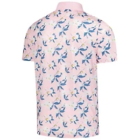 Men's Puma  Pink Arnold Palmer Invitational Springs Floral Polo
