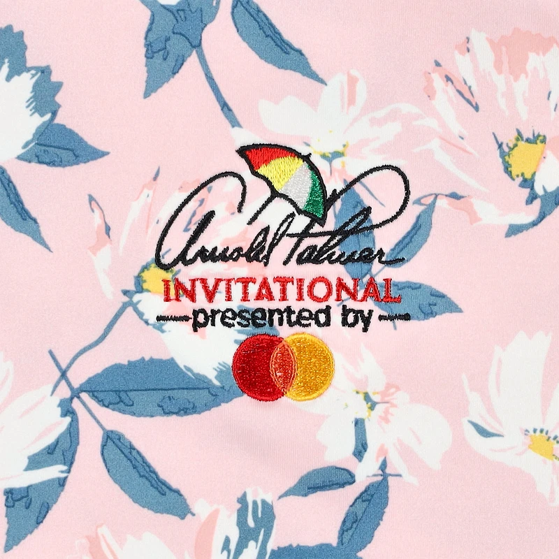 Men's Puma Pink Arnold Palmer Invitational Springs Floral Polo