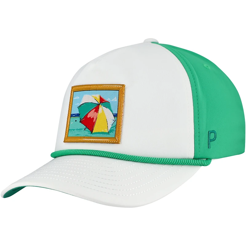 Casquette ajustable en corde Arnold Palmer Invitational blanche Puma pour homme