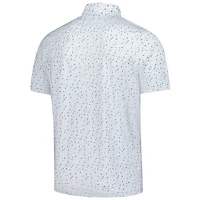 Men's Puma  White Arnold Palmer Invitational Tea Time MATTR Polo
