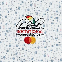 Men's Puma  White Arnold Palmer Invitational Tea Time MATTR Polo