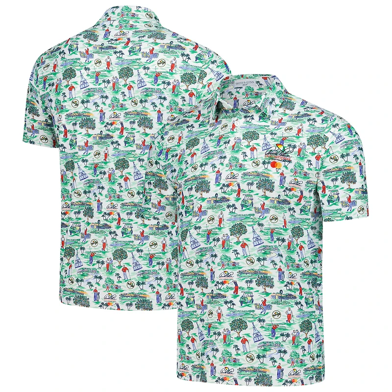 Men's Smith & Quinn  Green Arnold Palmer Invitational Toile Smitty Polo