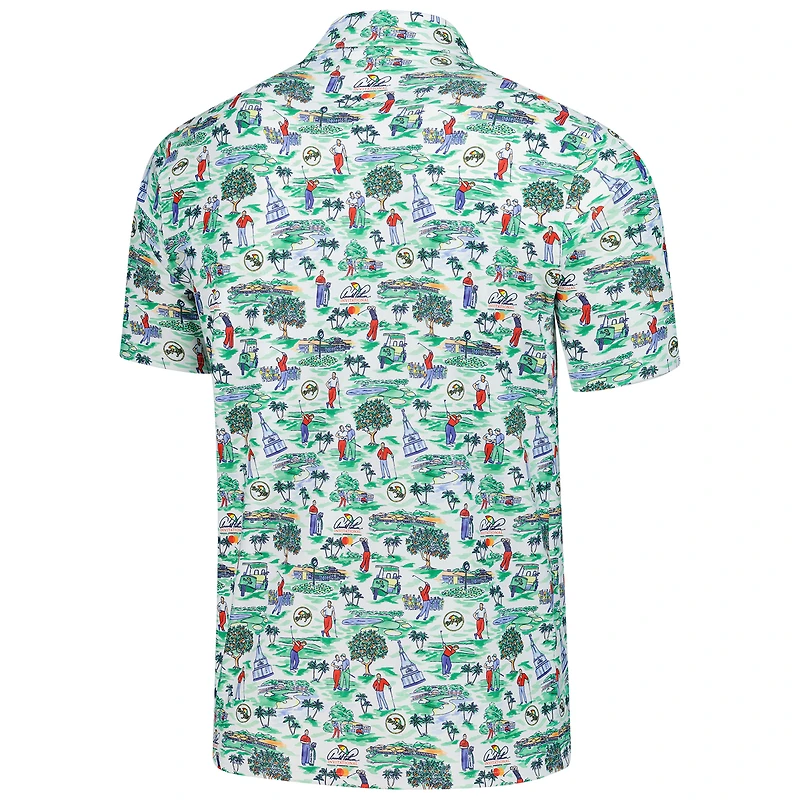 Men's Smith & Quinn  Green Arnold Palmer Invitational Toile Smitty Polo