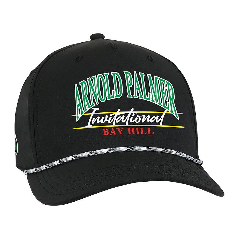 Casquette ajustable Ahead Black Arnold Palmer Invitational pour homme