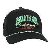 Casquette ajustable Ahead Black Arnold Palmer Invitational pour homme