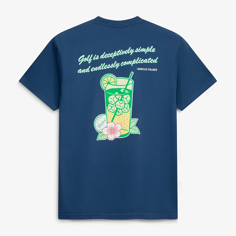Men's Barstool Golf Navy Arnold Palmer Invitational Is Simple T-Shirt