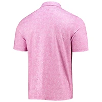 Polo Arnold Palmer Invitational Constellation Cutter & Buck rose pour homme