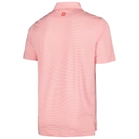 Polo FootJoy Arnold Palmer Invitational Micro Feeder à rayures en fil d'Écosse pour hommes