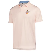 Men's FootJoy  Light Orange Arnold Palmer Invitational Irongate Print Lisle Polo