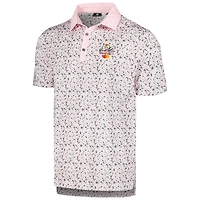 Polo en fil d'Écosse FootJoy Arnold Palmer Invitational Primrose pour hommes rose clair