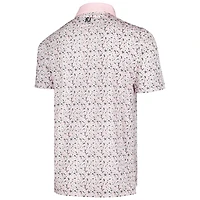 Polo en fil d'Écosse FootJoy Arnold Palmer Invitational Primrose pour hommes rose clair