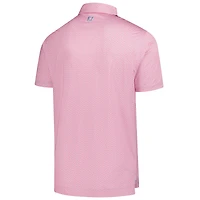 Polo FootJoy rose Arnold Palmer Invitational Citrus Print Lisle pour homme