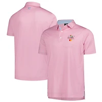 Polo FootJoy rose Arnold Palmer Invitational Citrus Print Lisle pour homme