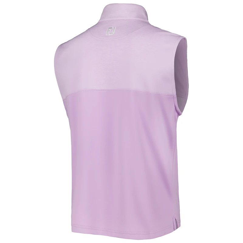 Veste à demi-fermeture éclair pour homme Arnold Palmer Invitational Heather Yoke FootJoy