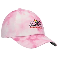 Casquette ajustable teint par nœuds Arnold Palmer Invitational Hullabaloo rose impérial pour homme